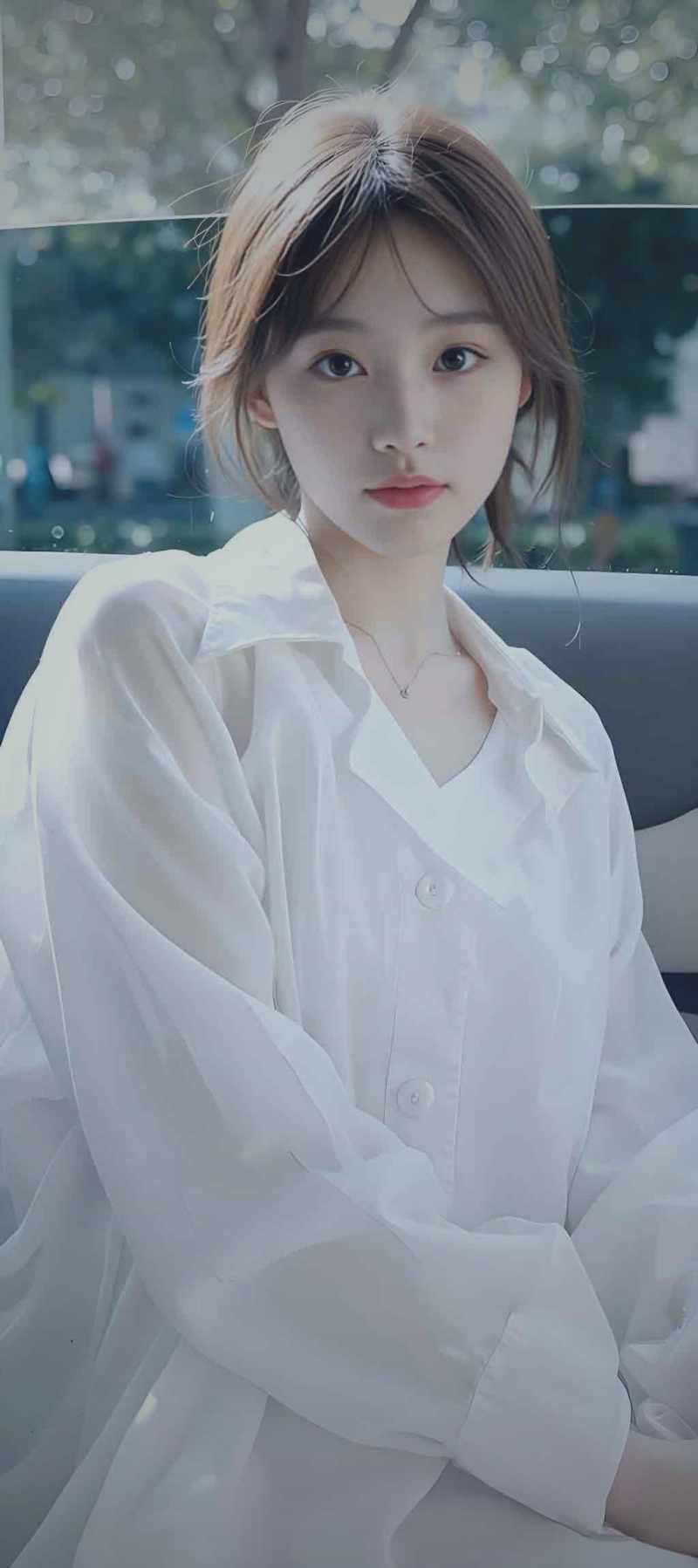数字修复工作室工作场景示意：技术人员正在比对修复前后的港剧画面